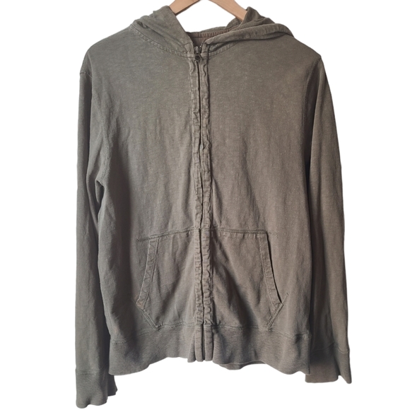 J.Crew Men's 100% Cotton Ringspun Jersey Light-Weight Zip-up Jacket - Picture 1 of 5